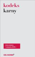 Kodeks Karny. Autor: Agnieszka Kaszok. SmakLiter.pl Okładka książki Kodeks Karny