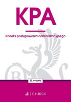 Kodeks postępowania administracyjnego. Autor: Opracowanie zbiorowe. SmakLiter.pl Okładka książki Kodeks postępowania administracyjnego