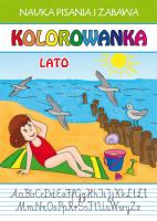 Kolorowanka Lato. Autor: Opracowanie zbiorowe. SmakLiter.pl Okładka książki Kolorowanka Lato