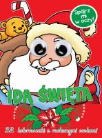 Okładka książki Kolorowanka z oczkami. Idą święta