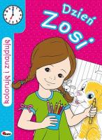 Okładka książki Koloruję i znajduję Dzień Zosi