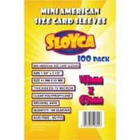 Koszulki Mini American 41x63mm (100szt) SLOYCA. Wydawca: Baldar. SmakLiter.pl Opakowanie Koszulki Mini American 41x63mm (100szt) SLOYCA