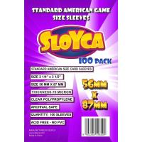 Koszulki Standard American 56x87mm (100szt) SLOYCA. Wydawca: Baldar. SmakLiter.pl Opakowanie Koszulki Standard American 56x87mm (100szt) SLOYCA