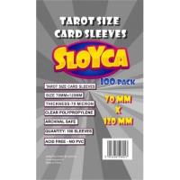 Koszulki Tarot 70x120mm (100szt) SLOYCA. Wydawca: Baldar. SmakLiter.pl Opakowanie Koszulki Tarot 70x120mm (100szt) SLOYCA