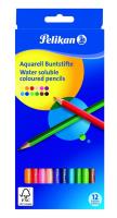 Kredki akwarelowe Pelikan 12 kolorów. Wydawca: Pelikan. SmakLiter.pl Opakowanie Kredki akwarelowe Pelikan 12 kolorów