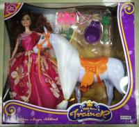 Opakowanie Lalka 30cm konik + akcesoria