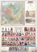 Okładka książki Mapa Polski A2 Regiony Historyczne ścienna (10szt)