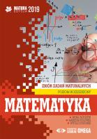 Matematyka Matura 2019 Zbiór zadań maturalnych Poziom rozszerzony. Autor: Irena Ołtuszyk, Marzena Polewka, Stachnik Witold. SmakLiter.pl Okładka książki Matematyka Matura 2019 Zbiór zadań maturalnych Poziom rozszerzony