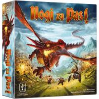 Nogi za pas!. Autor: Knizia Reiner. SmakLiter.pl Okładka książki Nogi za pas!