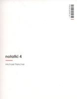 Notatki 4. Autor: Fleischer Michael. SmakLiter.pl Okładka książki Notatki 4