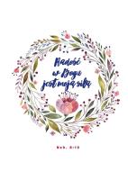 Notatnik A5 Radość w Bogu jest moją siłą. Wydawca: Koinonia. SmakLiter.pl Opakowanie Notatnik A5 Radość w Bogu jest moją siłą