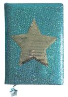 Opakowanie Notatnik niebieski Gwiazdka