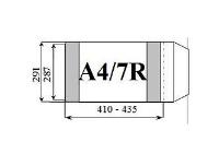 Opakowanie Okładka książkowa regulowana A4/7R (25szt) D&D