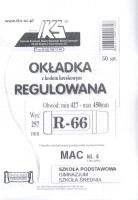 Opakowanie Okładka książkowa regulowana R- 66 50 sztuk mix