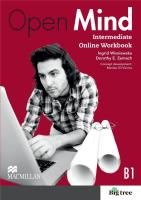 Open Mind Intermediate B1+ WB online (kod). Autor: praca zbiorowa. SmakLiter.pl Okładka książki Open Mind Intermediate B1+ WB online (kod)