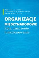 Okładka książki Organizacje międzynarodowe