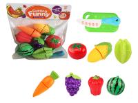 Owoce i warzywa plastikowe do krojenia. Autor: ASKATO. SmakLiter.pl Okładka książki Owoce i warzywa plastikowe do krojenia