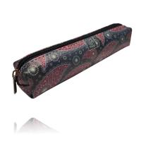 Opakowanie Piórnik mini prostokątny Oczka bordo/fuksja