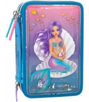 PIÓRNIK POTRÓJNY BROKATOWY TOPMODEL MERMAID 10013. Wydawca: PLUS-Z. SmakLiter.pl Opakowanie PIÓRNIK POTRÓJNY BROKATOWY TOPMODEL MERMAID 10013