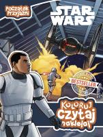 Początek przyjaźni. Star Wars. Koloruj, czytaj, naklejaj. Autor: Opracowanie zbiorowe. SmakLiter.pl Okładka książki Początek przyjaźni. Star Wars. Koloruj, czytaj, naklejaj