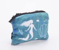 Portfelik, saszetka na suwak Syrenka cekiny. Wydawca: Jawi. SmakLiter.pl Opakowanie Portfelik, saszetka na suwak Syrenka cekiny