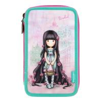 Opakowanie Potrójny Piórnik z wyposażeniem - Rosebud