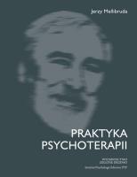 Okładka książki Praktyka psychoterapii