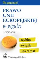 Okładka książki Prawo Unii Europejskiej w pigułce