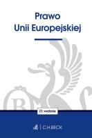 Prawo Unii Europejskiej. Autor: Opracowanie zbiorowe. SmakLiter.pl Okładka książki Prawo Unii Europejskiej