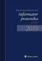 Okładka książki Profesjonalny informator prawnika plus 2019