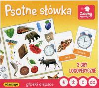 Psotne słówka Głoski ciszące ś ź ć dź. Autor: Kuczyńska Magdalena. SmakLiter.pl Okładka książki Psotne słówka Głoski ciszące ś ź ć dź
