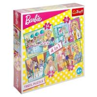 Puzzle 4w1 Kariera Barbie TREFL. Wydawca: Trefl. SmakLiter.pl Opakowanie Puzzle 4w1 Kariera Barbie TREFL