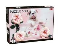 Opakowanie Puzzle Puppy and Roses 500