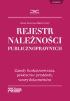 Okładka książki Rejestr należności publicznoprawnych