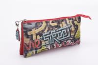 Saszetka-piórnik dwukomorowa Street. Wydawca: Jawi. SmakLiter.pl Opakowanie Saszetka-piórnik dwukomorowa Street