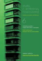 Opakowanie Studia z architektury nowoczesnej 6 Architektura polska