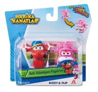 Opakowanie Super Wings 2-pak figurek transf. Dizzy & Flip