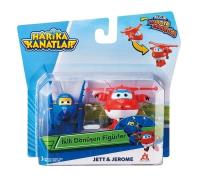 Opakowanie Super Wings 2-pak figurek transf. Jett & Jerome