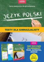 SUPERPAKIET TESTY DLA GIMNAZJALISTY POLSKI MATEMATYKA ANGIELSKI OLDSCHOOL STARA DOBRA SZKOŁA. Autor: Opracowanie zbiorowe. SmakLiter.pl Okładka książki SUPERPAKIET TESTY DLA GIMNAZJALISTY POLSKI MATEMATYKA ANGIELSKI OLDSCHOOL STARA DOBRA SZKOŁA