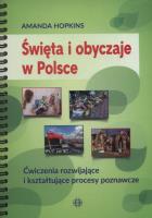 Święta i obyczaje w Polsce. Autor: Amanda Hopkins. SmakLiter.pl Okładka książki Święta i obyczaje w Polsce
