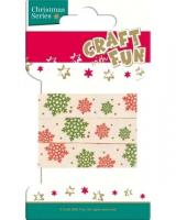 Opakowanie Taśma ozdobna śnieżki 2m