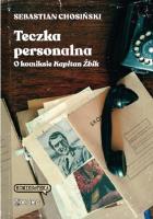 Teczka personalna. O komiksie Kapitan Żbik. Autor: Sebastian Chosiński. SmakLiter.pl Okładka książki Teczka personalna. O komiksie Kapitan Żbik
