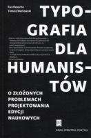 Typografia dla humanistów. Autor: Repucho Ewa, Bierkowski Tomasz. SmakLiter.pl Okładka książki Typografia dla humanistów