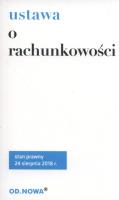 Okładka książki USTAWA O RACHUNKOWOŚCI 08.2018