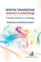 Okładka książki Współtworzenie wartości w marketingu. Przykład szkolnictwa wyższego