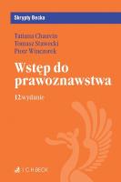 Okładka książki Wstęp do prawoznawstwa