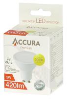 Opakowanie Żarówka LED ACCURA Premium, GU10, 5W