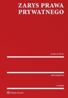 Zarys prawa prywatnego Część ogólna. Autor: Bierć Andrzej. SmakLiter.pl Okładka książki Zarys prawa prywatnego Część ogólna