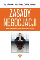 Okładka książki Zasady negocjacji