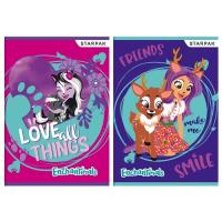 Zeszyt A5 w trzy linie kolorowe 16 kartek Enchantimals 20 sztuk mix. Wydawca: Starpak. SmakLiter.pl Opakowanie Zeszyt A5 w trzy linie kolorowe 16 kartek Enchantimals 20 sztuk mix